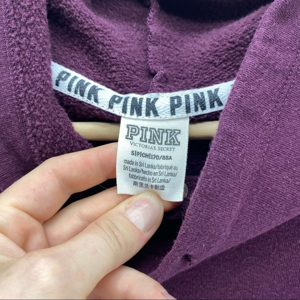 Pink Victoria’s Secret plum cowl neck sweater - Picture 4 of 5